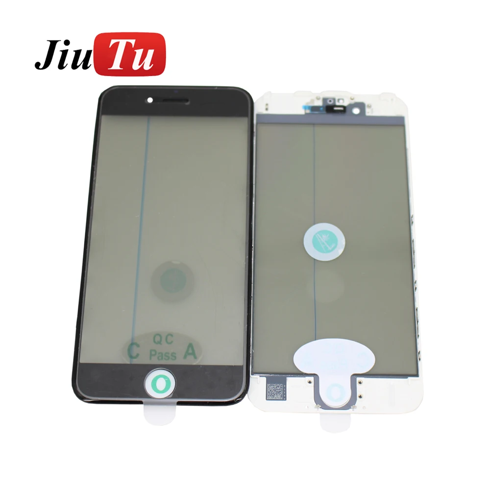 Холодный пресс OEM внешнее стекло со средней рамкой + ОСА поляризатор для iPhone 6/6 S/7