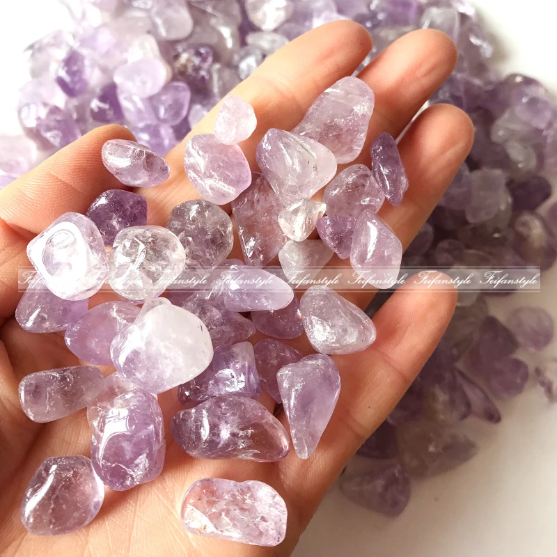 9-12 мм 50 г натуральный грубый фиолетовый образец кристалла кварца Аметист ТОЧКА