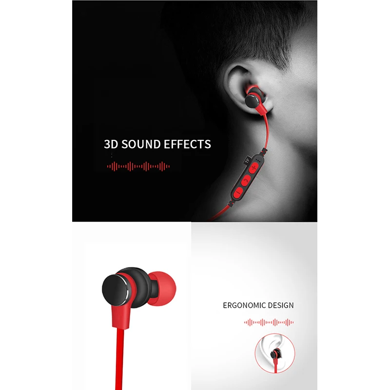 Dprui new Bluetooth headphone wireless Sports earphone support SD card with mic for phone iPhone xiaomi | Электроника