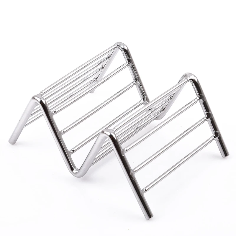 1 шт. волна Форма Нержавеющая сталь Дисплей встать держатели Кухня Еда стойки Shell