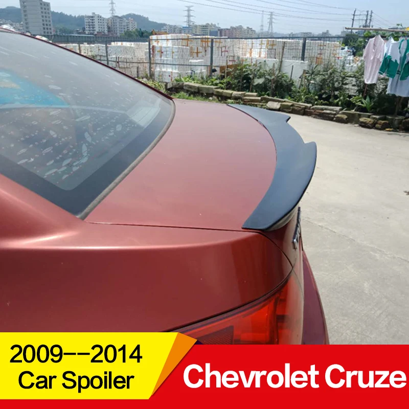 Используется для chevrolet спойлер cruze 2009 10 11 12 13 14 лет cruze заднее крыло автомобиля refitt V Blade Стиль Аксессуары