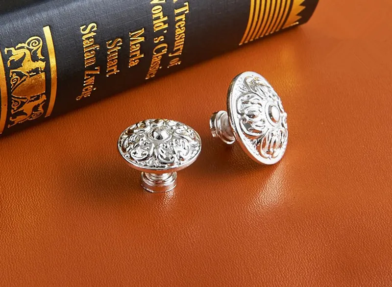 6 стилей шикарные ручки для выдвижных ящиков хромированные Серебристые комода с