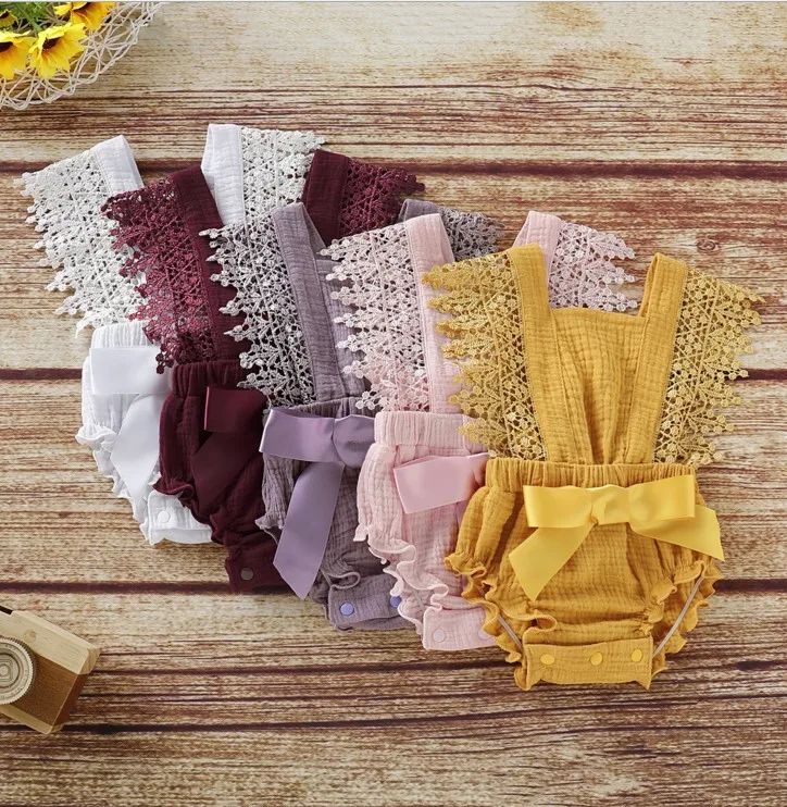 Bebe вечерние кружевные комбинезоны с открытой спиной для новорожденных девочек, одежда для фотосессии, аксессуары для студийной фотосессии