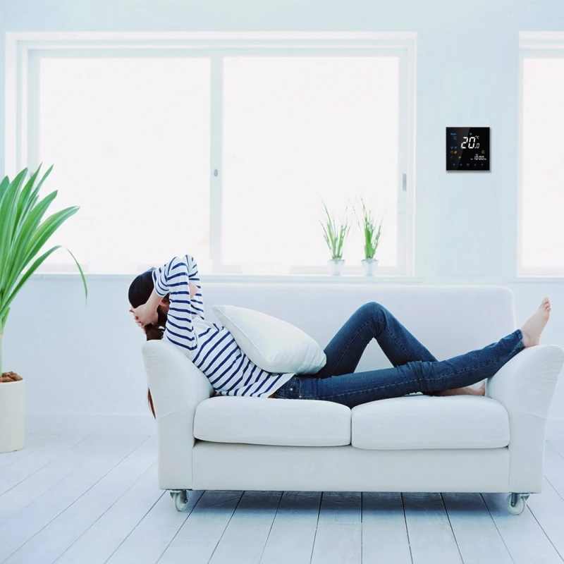 Электронный Термостат для отопления комнат с ЖК-дисплеем датчиком