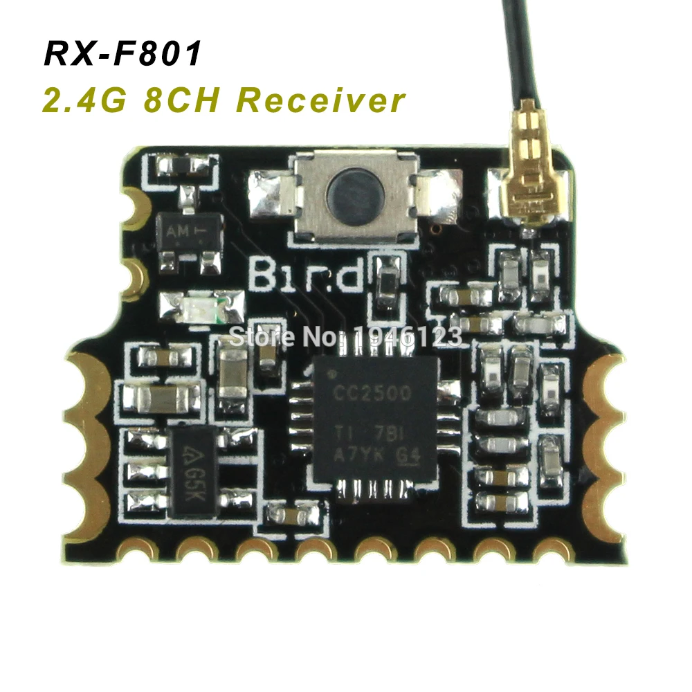 2 4G 8CH D8 Mini FrSky совместимый приемник с RX F801 приемником PPM ШИМ выход совместим Frsky X9D