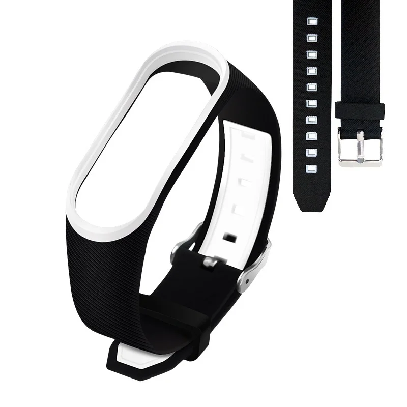 Браслет mi band 4 и 3, сменный ремешок для Xiaomi mi, цветной ремешок, браслет против потери, браслет для Xiaomi mi Band 3
