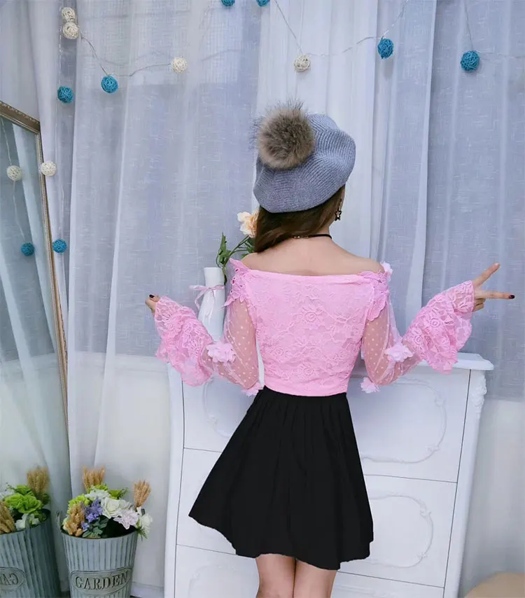 Дизайнерские блузки Missoov модные брендовые женские весенние топы милые кружевные