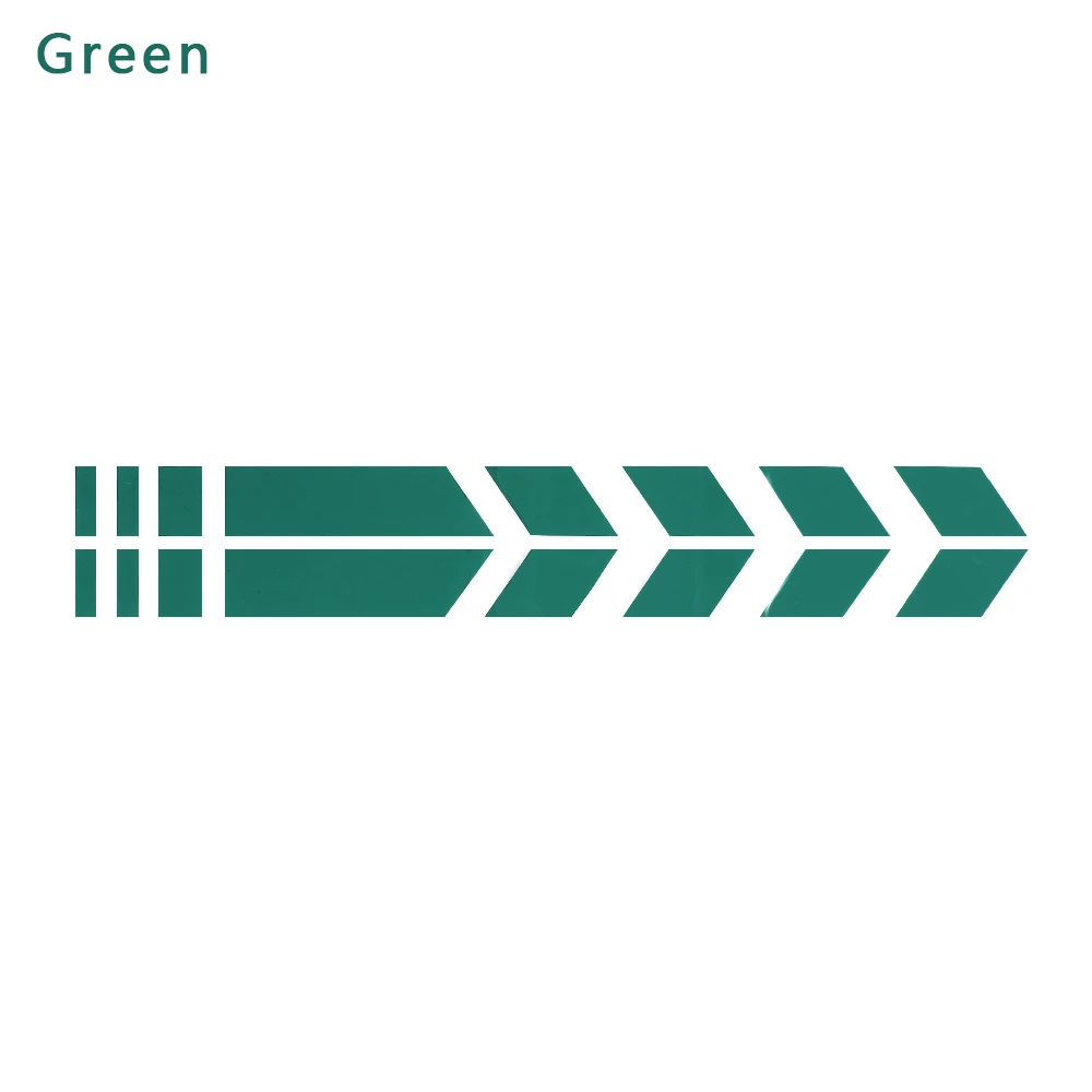 green Светоотражающий мотоциклетный Стикеры колесо крыло Предупреждение наклейка со стрелой для SUZUKI GSXR750 GSXR1000 GSXR600 GSXR750 GSX-S1000 F AB - Цвет: green