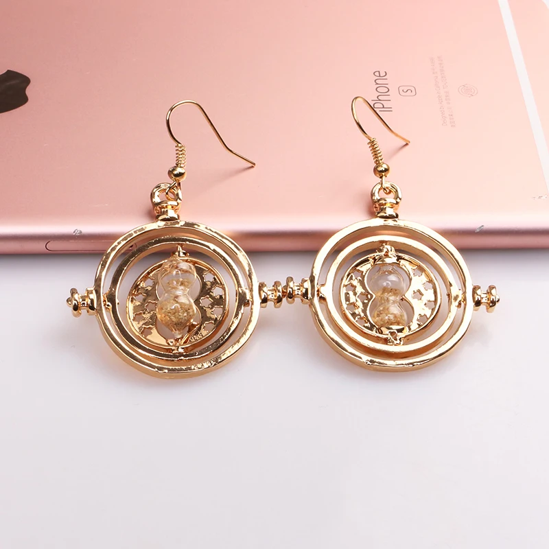 Фильм Гарри вокруг Time converter песочные часы может вращаться кулон серьги Гермиона