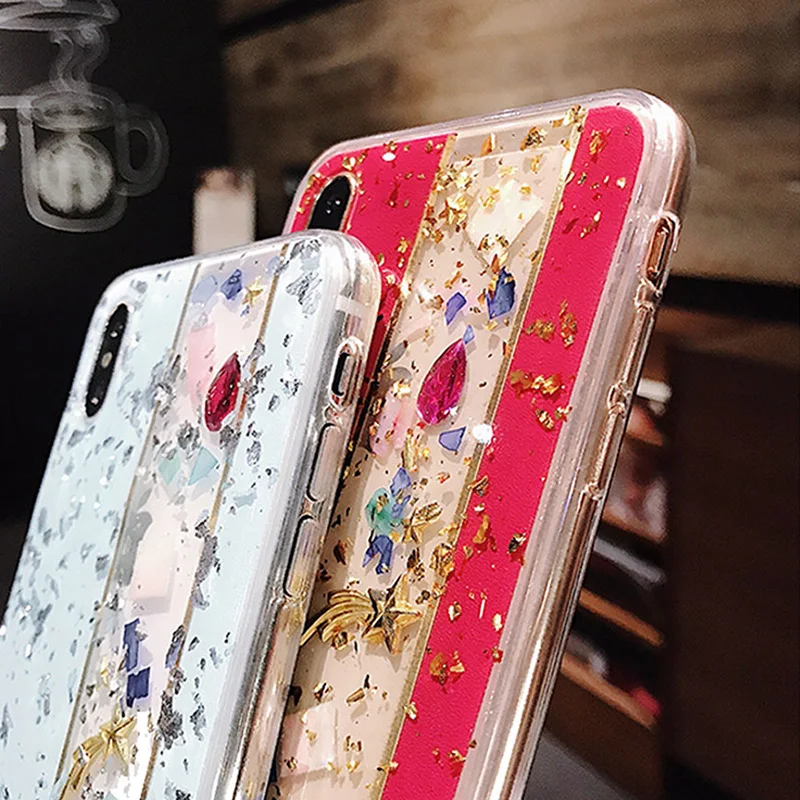 Мягкий чехол ROSINOP из ТПУ в стиле пэчворк для iphone xs max роскошный блестящий xr со