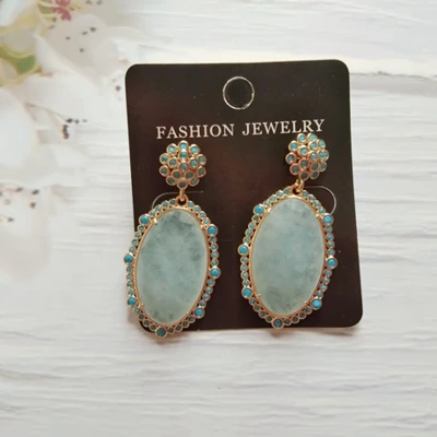 Style 5 Микс 5 Парижский камень Винтажные висячие серьги для женщин Oorbellen модные серьги ювелирные изделия Pendientes Boucles d oreille Femme - Окраска металла: Style 5