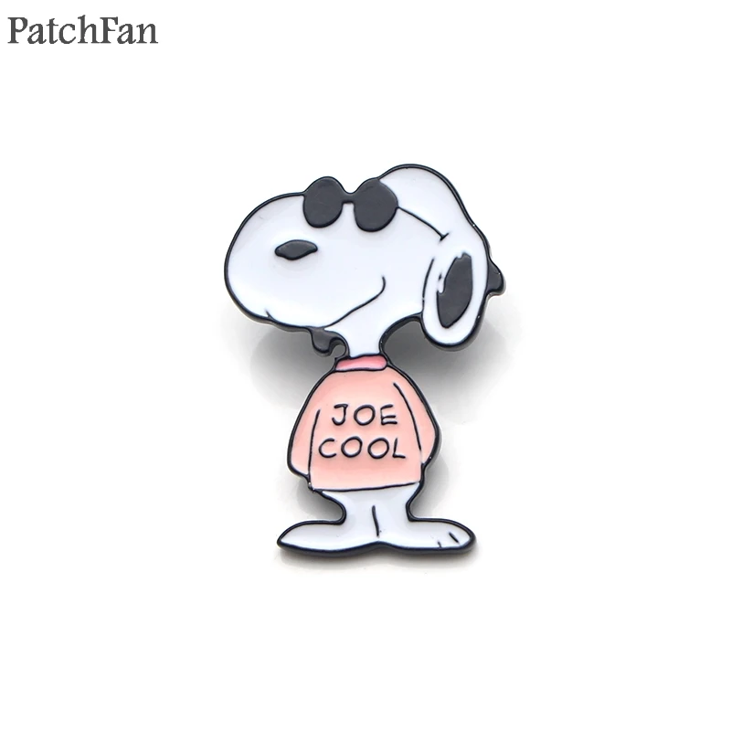 Patchfan собаки мультфильм цинкового сплава шпильки значки para рубашка сумка Одежда Кепка рюкзак броши для обуви Значки украшения A1834