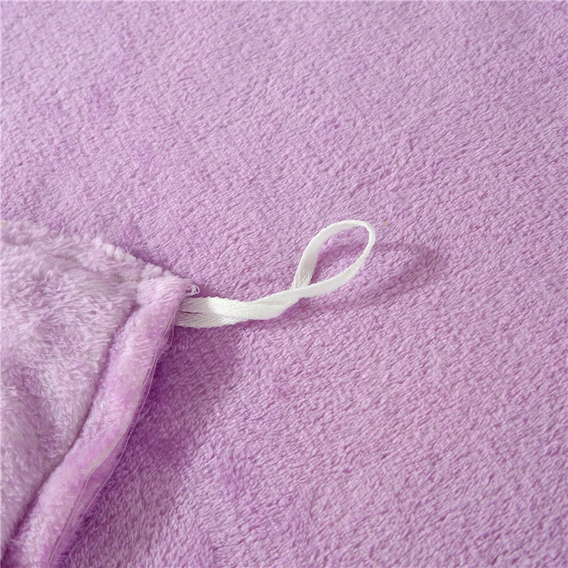 Modern Style 100%Polyester Plain Flannel Quilt Cover Comfortable Skin Care Bedding Fashion Home Life | Дом и сад