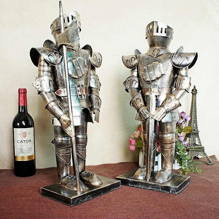 3 шт./лот 2016 Рождество ручная работа металлические солдаты миниатюрные 52 см