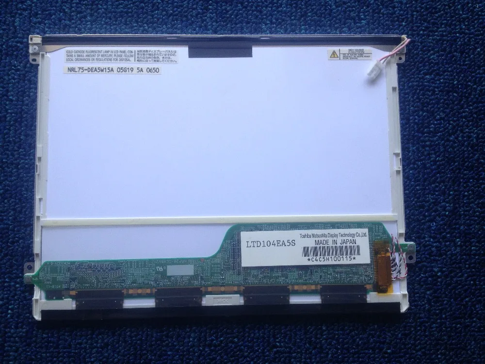 Original A+ Grade LTD104EA5S 10.4 inch LCD Display perfect working condition