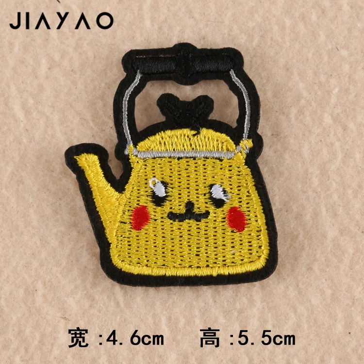 Креативная мультяшная нашивка сделай сам чайник бутылка вина холодный бар шитье