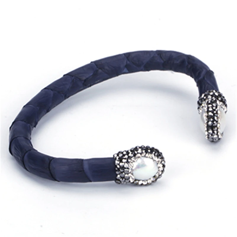 Раздраженный натуральный пресноводный жемчуг стразы очаровательные ювелирные