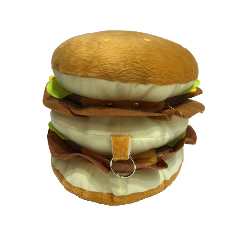 Портативный двойной Hamburger128 компакт дисков DVD CD сумка для хранения большой