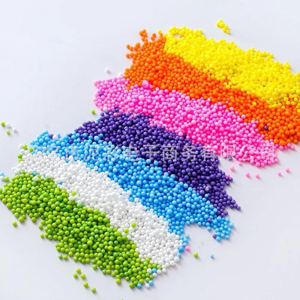 56 Pack Slime Making Kit Colorful Foam Ball Granules Flat Beads Gold Powder Candy Paper Polymer Clay Set Children's DIY Material | Игрушки