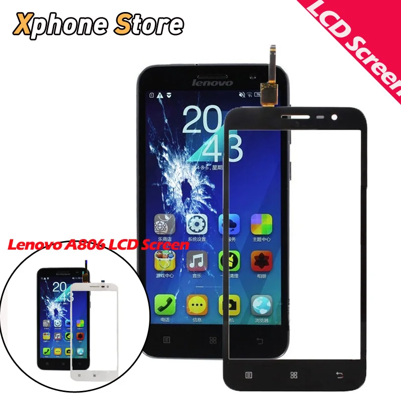 Сменный сенсорный ЖК экран iPartsBuy для Lenovo A8 / A806/A808T IPS 5 0 дюйма 1280x720 пикселей|touch screen