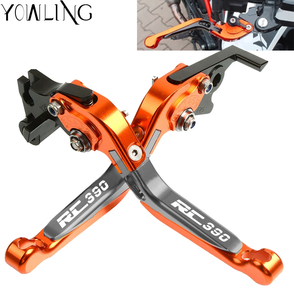 

FOR RC390 RC 390 2014 2015 2016 2017 2018 2019 Motorbike brakes Adjustable Foldable Levers Custom Brake Clutch Lever RC390