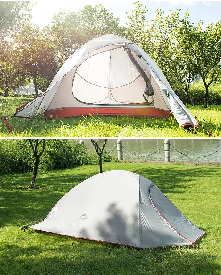 Naturehike Cloud Up Series 1 2 3 Человек Палатка Открытый Сверхлегкий туристическое снаряжение