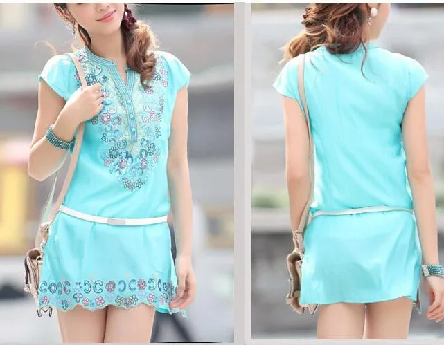 Новинка 2021 года Лидер продаж Летние этнические винтажные блузки с