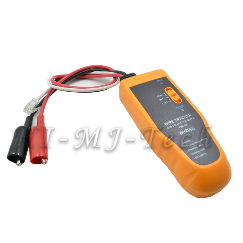 WH806C LAN Сетевой кабель тестер для UTP STP Cat5 Cat5E Cat6 RJ45 RJ11 телефонный провод трекер Диагностика Tone Tracer