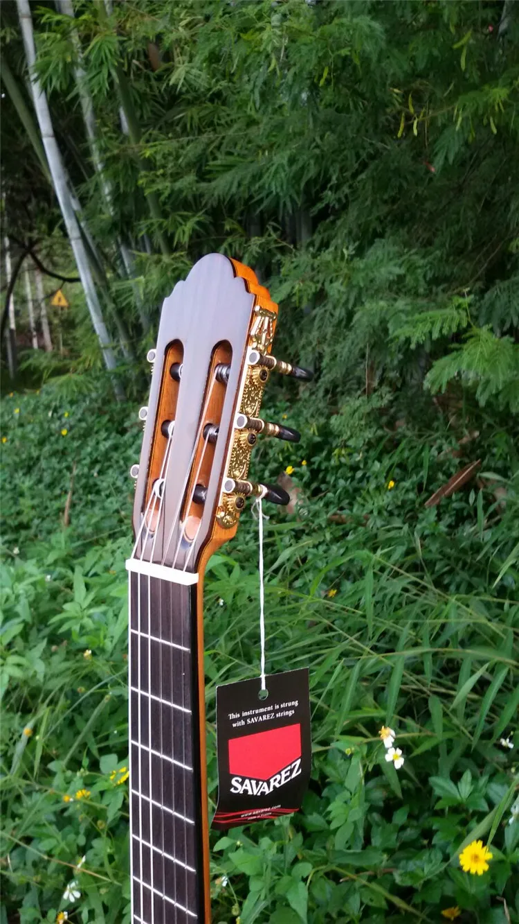 Гитарная гитара VENDIMIA Solid Cedar /Rosewood акустическая ручной работы со шнурками