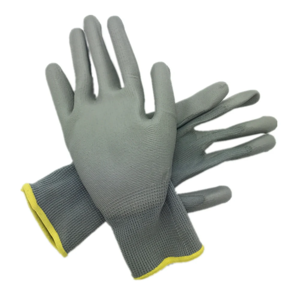 DEWBest guantes trabajo безопасности работы Перчатки Pu защитные рабочие перчатки 24/, 12 пар носочков на автомобильной сборки Перчатки