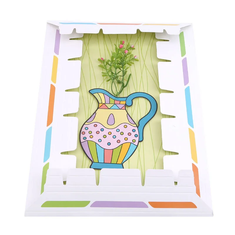 Дети DIY пуговицы ручной работы цветок кнопка букет детский сад руководство курс