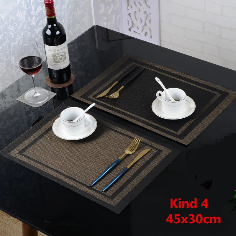 1 шт. 45x30 см классические качественные салфетки для стола, полотенца, коврики для обеденного стола, хлопковые коврики, подставки для тарелок, декоративные салфетки