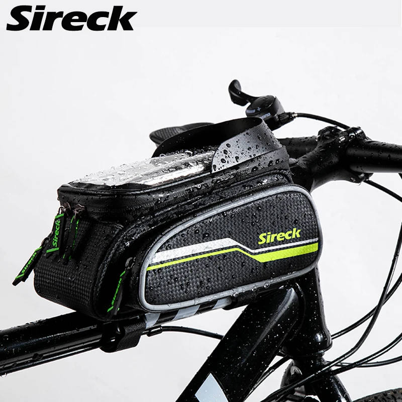 Sireck 4,7 ''-6,5'' дюймовый сенсорный экран для телефона чехол для горного велосипеда Водонепроницаемый Mtb Передняя Сумка велосипедная верхняя труба сумка для велоспорта