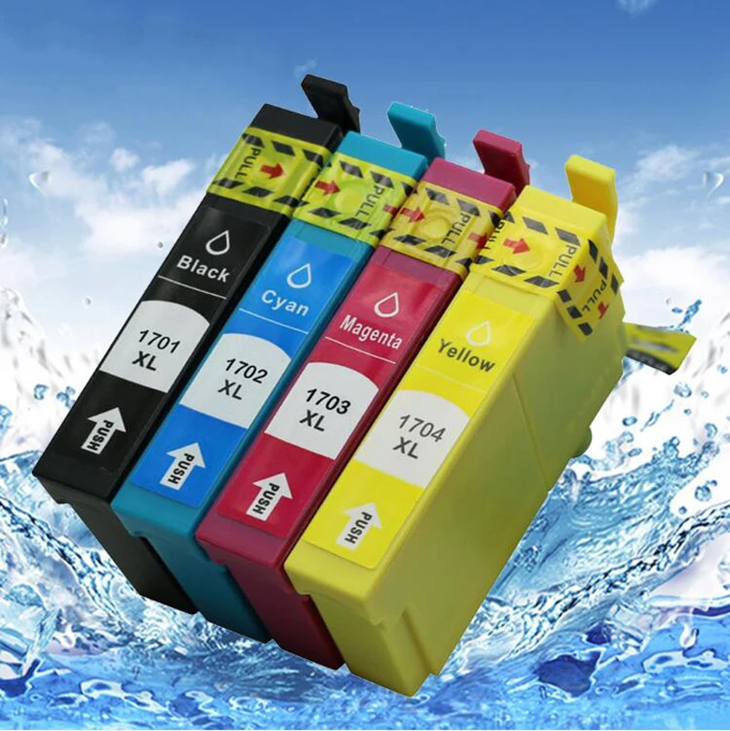 Совместимый картридж с чернилами T1701-T1704 для Epson XP-33 XP-103 XP-203 XP-207 XP-406 XP-413 XP-303 XP-306 XP-403