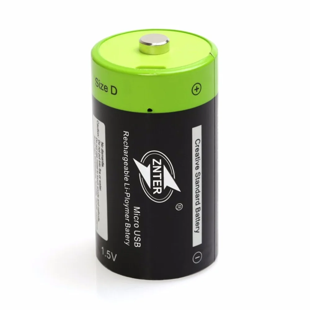 Аккумуляторные батарейки ZNTER 1 5 в 4000 мА · ч Micro USB|Перезаряжаемые батареи| |