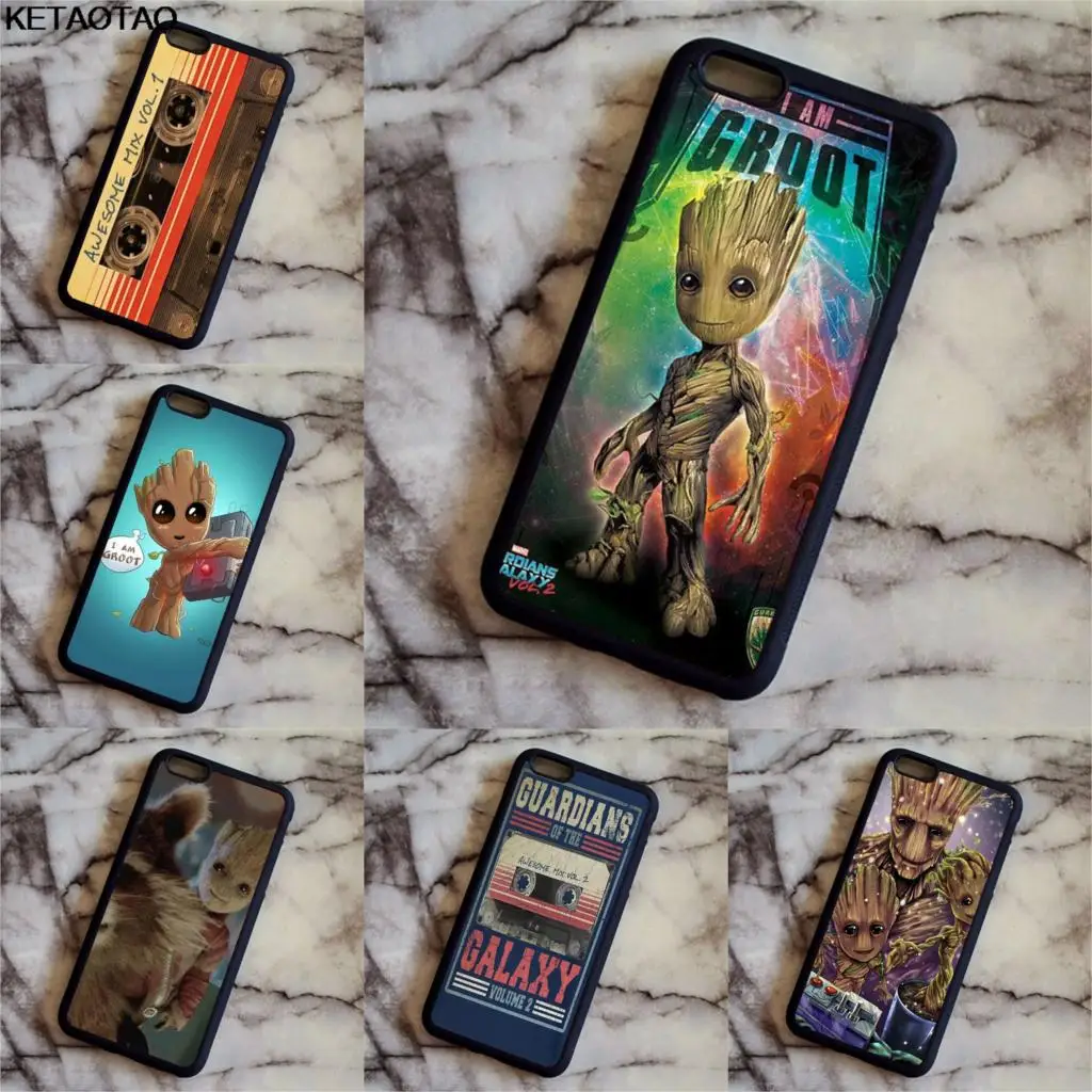 KETAOTAO Guardians of the Marvel Mix Band чехлы для телефонов Samsung galaxy S5 S6 S7 S8 S9 Note 5 7 8 Чехол Мягкий