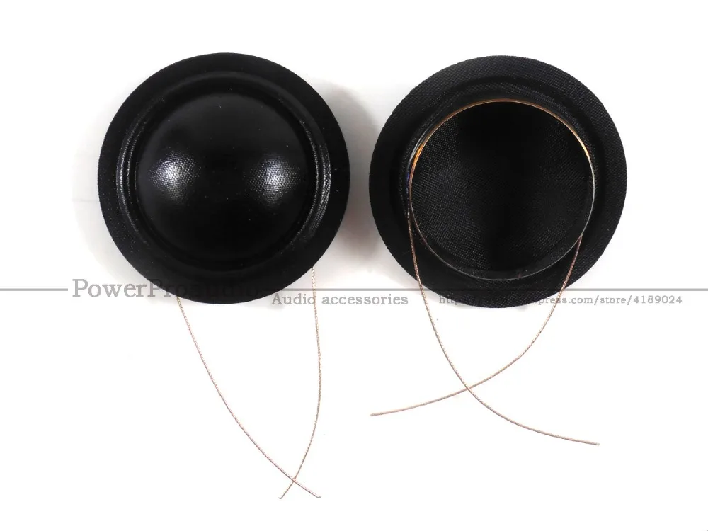 

2 pcs 26mm Black silk diaphragm dome Tweeters voice coil 4ohm ASV bobbin