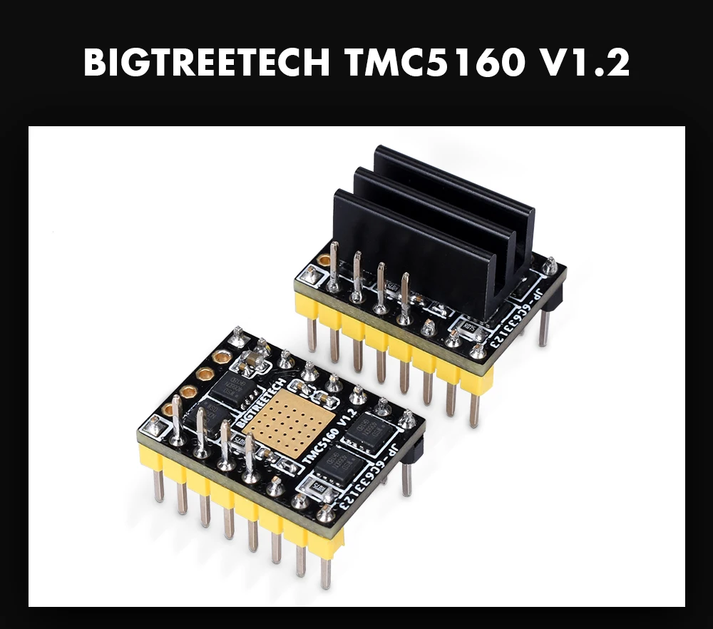 4/5 комплектов, BIGTREETECH TMC5160 V1.2 SPI шаговый двигатель бесшумный драйвер StepStick VS TMC2130 SPI для СКР V1.3 PRO 3D-принтеры Управление доска