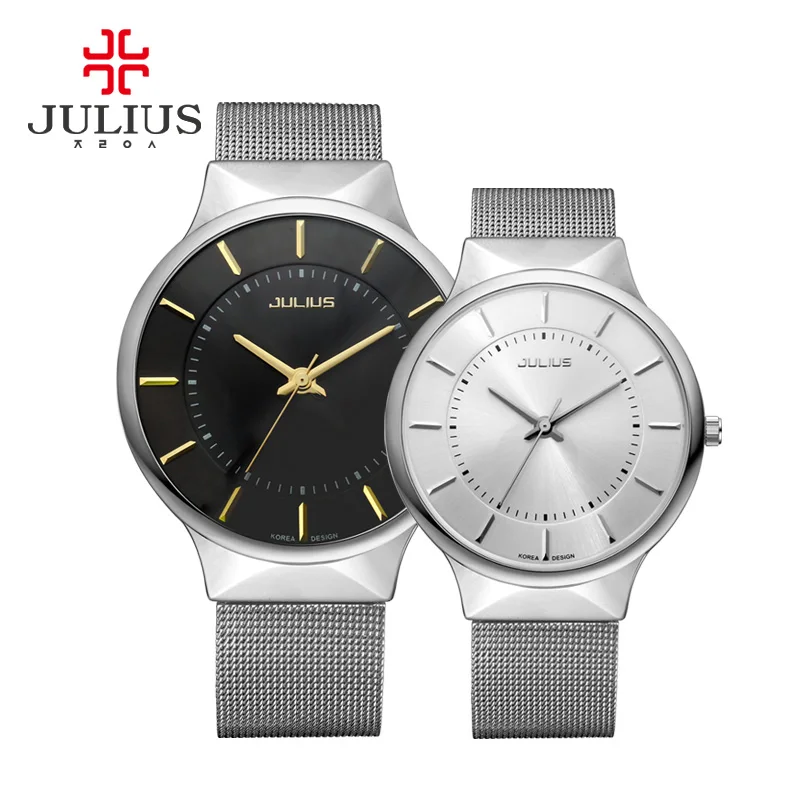 Модные Повседневные роскошные часы JULIUS мужские с логотипом ведущей марки