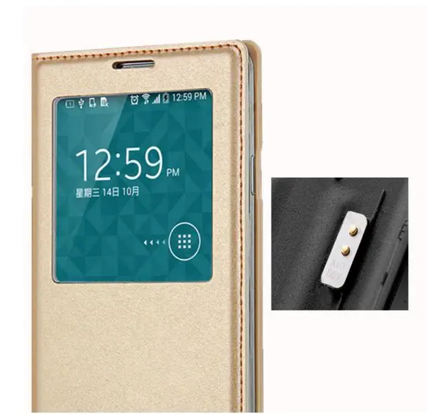Note3 чип умный чехол для samsung Galaxy Note 3 Флип кожаный чехол samsung Note III N9000 N9005 Окно просмотра Atuo сна