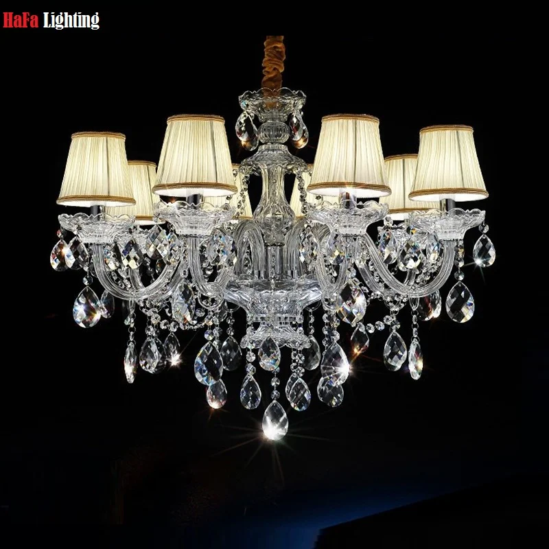 Люстра с кристаллами K9 модная Потолочная кристаллами|modern crystal lights|chandelier lightingluxury