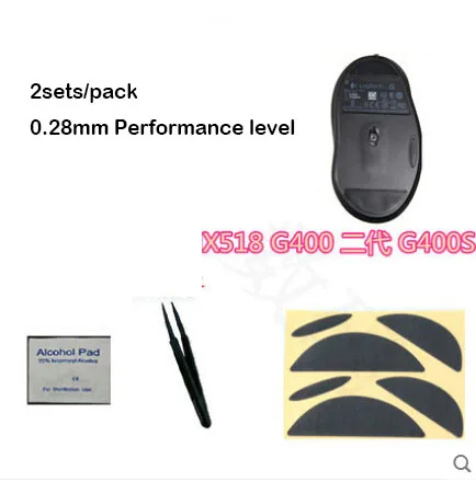 

Коньки для мыши Logitech MX518, G400, G400S, 0,28 мм, 2 компл./упак.