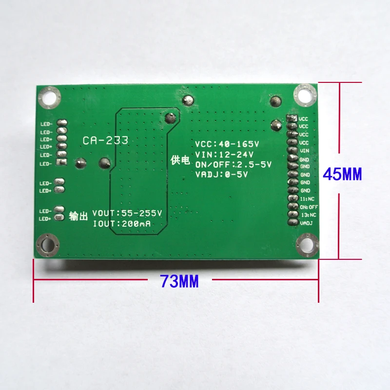 Универсальный 32-60 дюймов LED LCD TV подсветка постоянный ток booster board 55-255V Выход