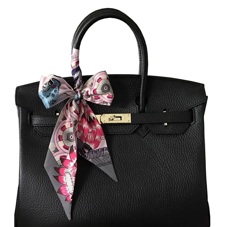 Женское украшение для шеи с принтом обезьяны 100% шелковые шарфы сумки шарф