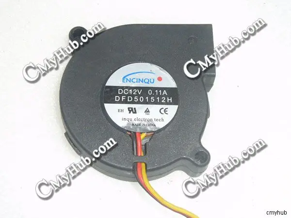 Для encinqu DFD501512H DC12V 0.11A 5015 5 см 50 мм 50x50x15 3pin проектор охлаждающий вентилятор - купить