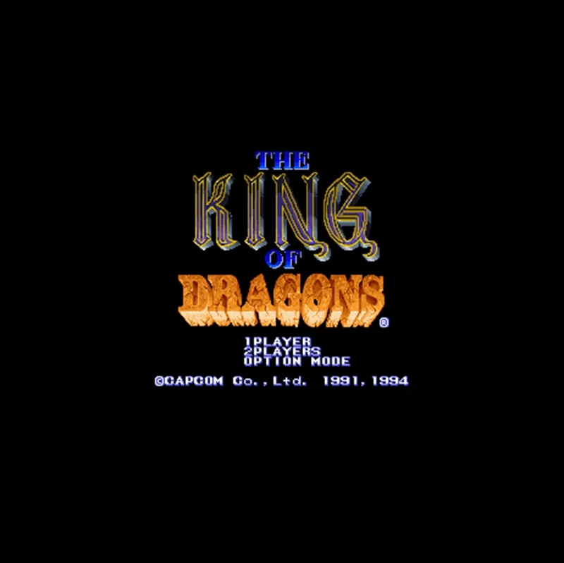 Игровая карта King of Dragon NTSC 16 бит 46 пин большая серая для игроков в США|Картриджи| |