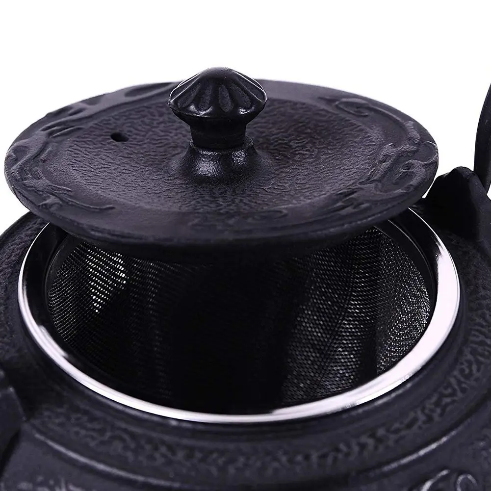 Japanese Cast Iron Teapot Kettle with Stainless Steel Infuser Strainer Suzaku 40 Ounce (1200 ml) | Дом и сад