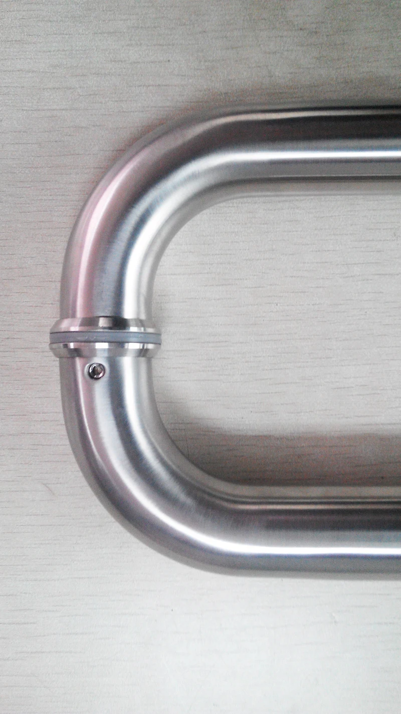 Прочная матовая входная дверь из нержавеющей стали 304 ручка для