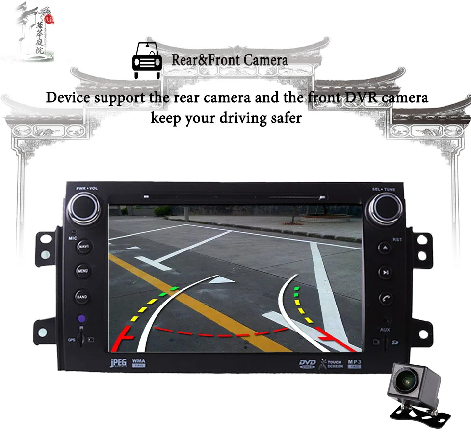2Din Android 10.0RAM 4 ГБ Автомобильный DVD для SUZUKI SX4 Mp3 аудио НАВИГАЦИЯ GPS Suzuki стерео DSP 9 0 IPS