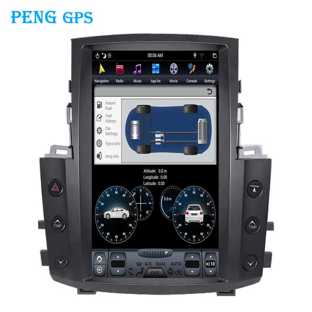 Автомобильная система Tesla на Android 8 1 4 + 32 дюйма без dvd-плеера радио gps автомат для Lexus